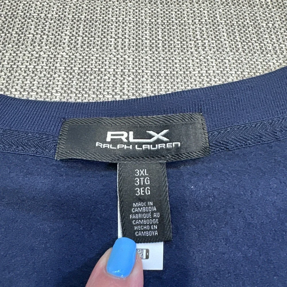 RLX Ralph Lauren Hybrid Quilted Golf Vest 3XL Navy Performance Pullover